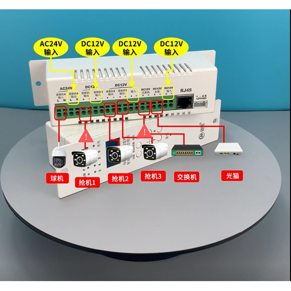 治安监控安防运维模块、智能物联模块、智能监控箱模块，断电断网模块、断电断网告警器